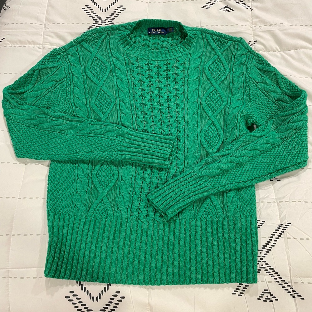 Polo green sweater size S